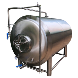 800L 1000L Reka bentuk baharu tangki bir terang mendatar untuk peralatan penyimpanan bir kraf dalam sistem penyajian bir